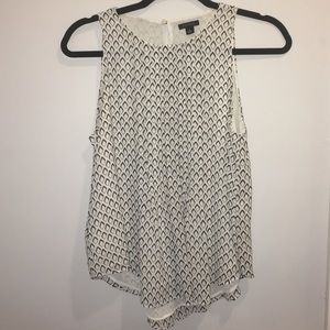 Geometric Ann Taylor Blouse SZ S